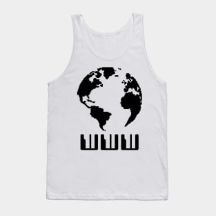 WWW design (pixel art) Tank Top